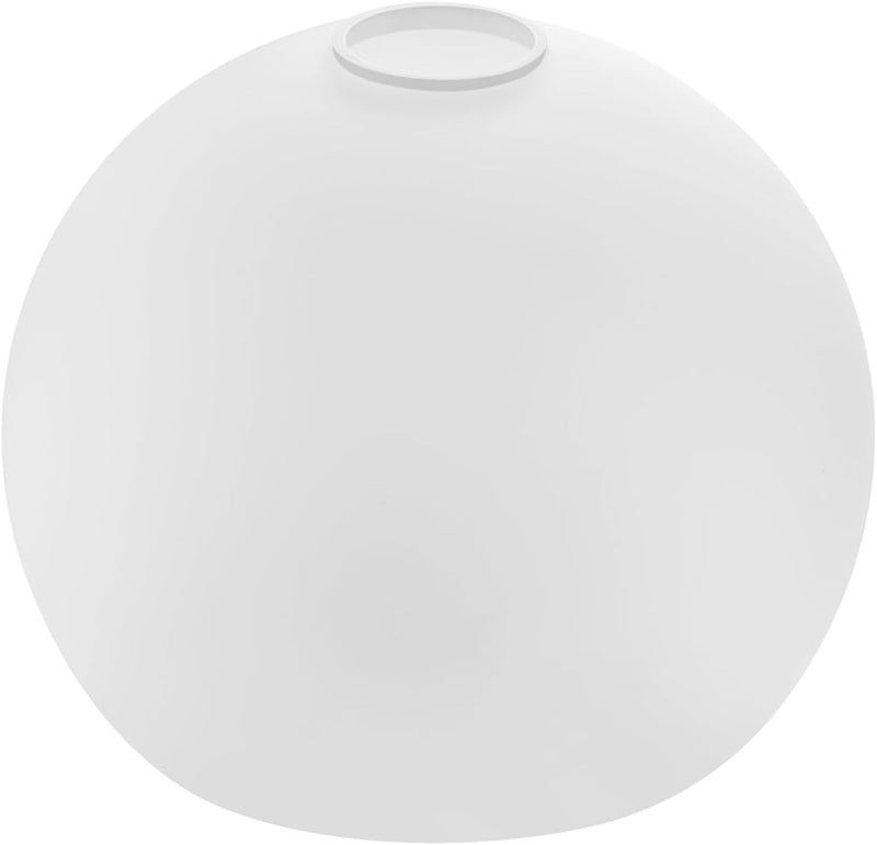 BinoBro Fixture Replacement Globe Shade with 1.65 Inch Fitter, 8 Inch Diameter, E26 Base 1-5/8 Inch Fitter, Glass Lampshade Cover for Pendant Wall Sconce Chandelier Vanity Light (White Frosted) - Image 1